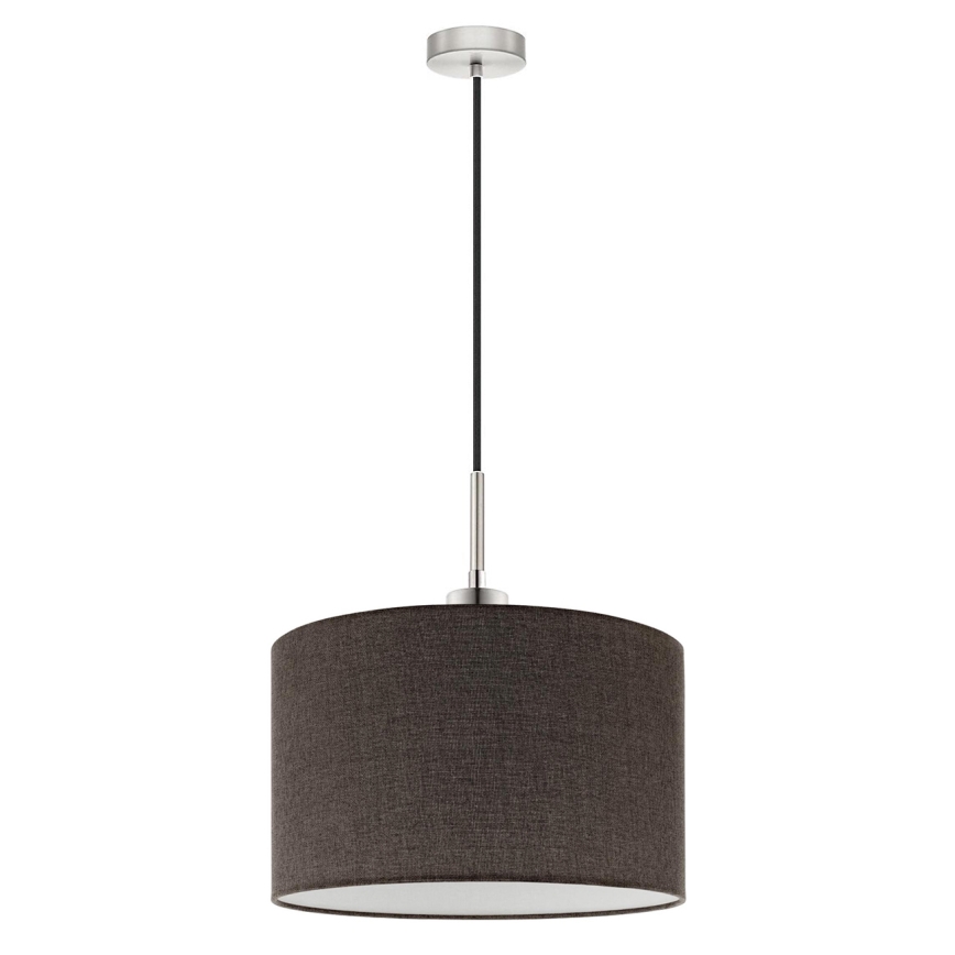 Eglo - LED pendel TUNJA 1xE27/60W/230V brun