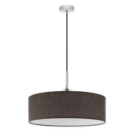 Eglo - LED pendel TUNJA 1xE27/60W/230V brun