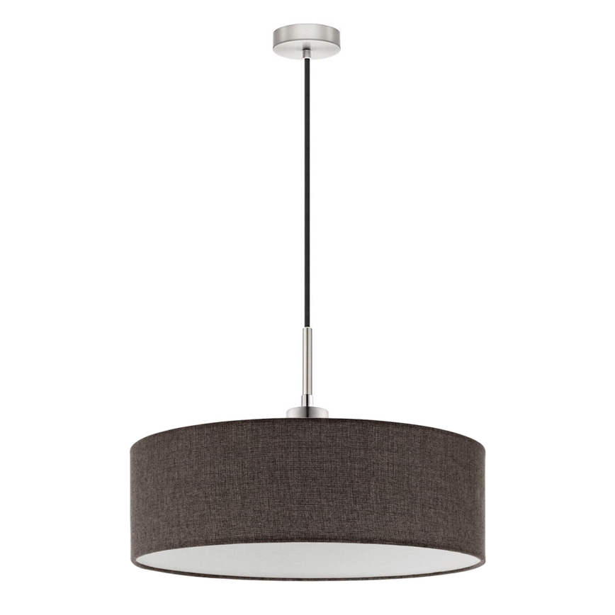 Eglo - LED pendel TUNJA 1xE27/60W/230V brun