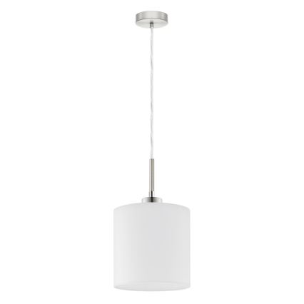 Eglo - LED pendel TUNJA 1xE27/60W/230V hvid