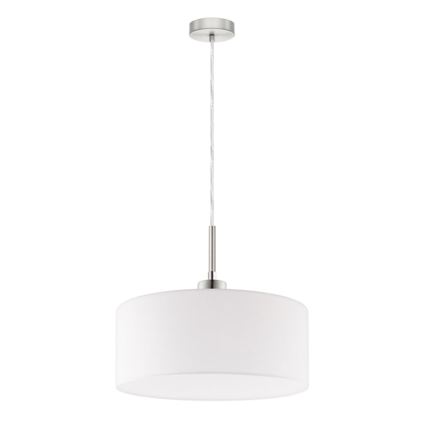Eglo - LED pendel TUNJA 1xE27/60W/230V hvid