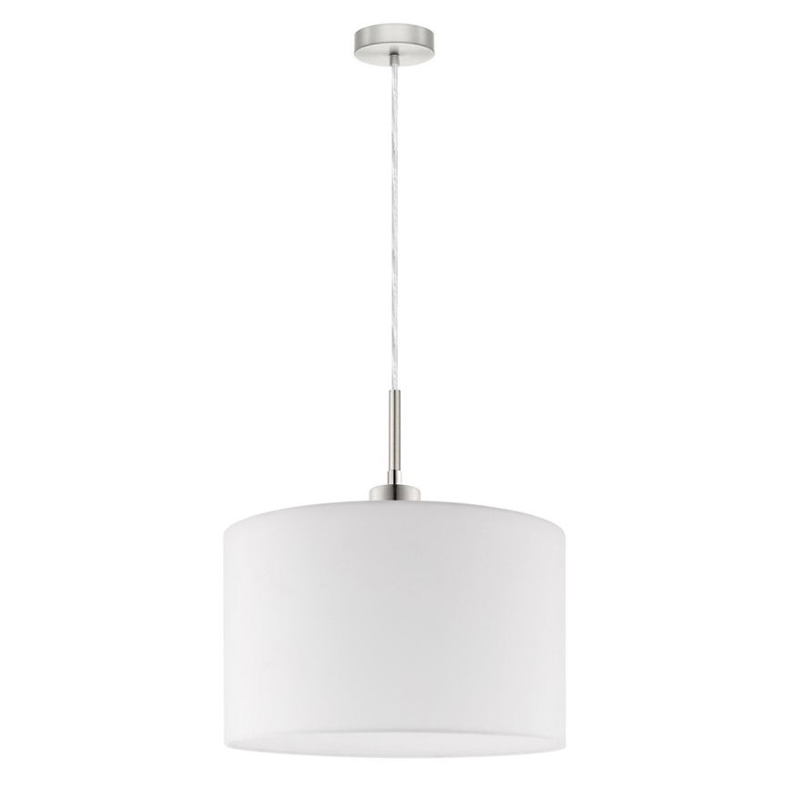 Eglo - LED pendel TUNJA 1xE27/60W/230V hvid