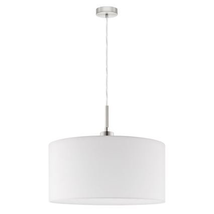 Eglo - LED pendel TUNJA 1xE27/60W/230V hvid