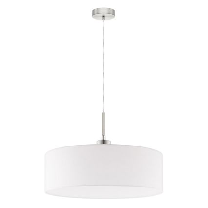 Eglo - LED pendel TUNJA 1xE27/60W/230V hvid