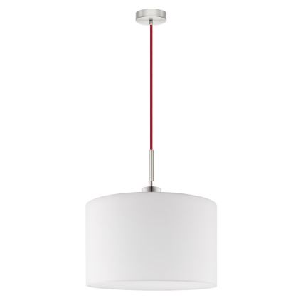 Eglo - LED pendel TUNJA 1xE27/60W/230V hvid