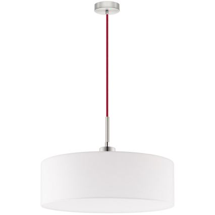 Eglo - LED pendel TUNJA 1xE27/60W/230V hvid