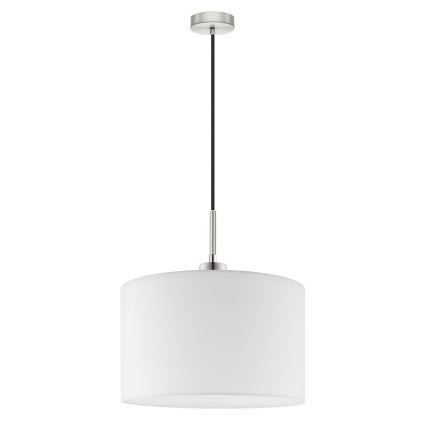 Eglo - LED pendel TUNJA 1xE27/60W/230V hvid