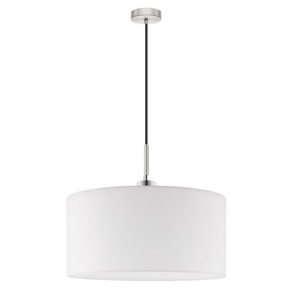 Eglo - LED pendel TUNJA 1xE27/60W/230V hvid