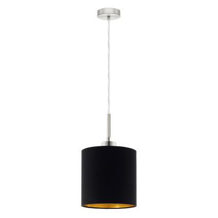 Eglo - LED pendel TUNJA 1xE27/60W/230V sort