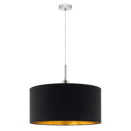 Eglo - LED pendel TUNJA 1xE27/60W/230V sort