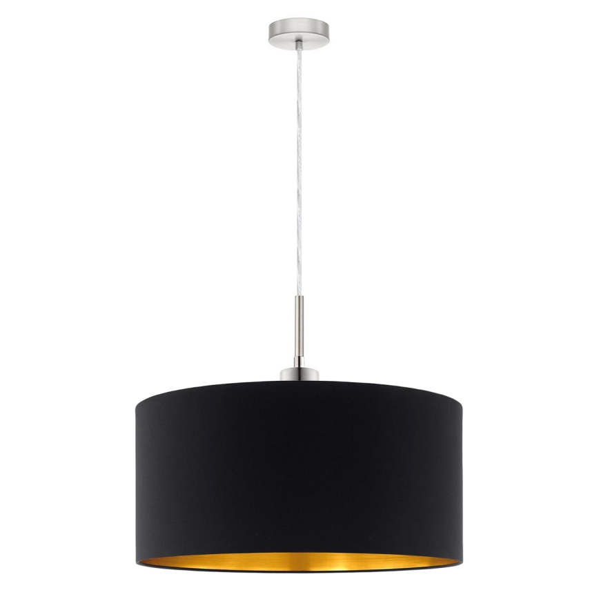 Eglo - LED pendel TUNJA 1xE27/60W/230V sort