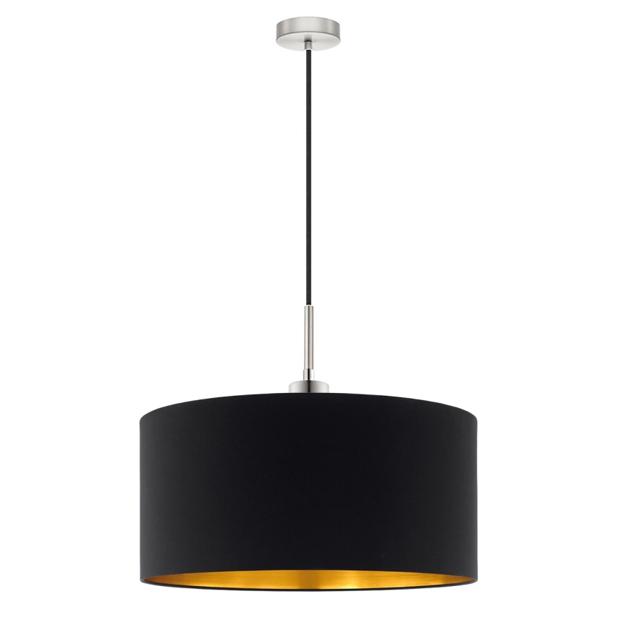 Eglo - LED pendel TUNJA 1xE27/60W/230V sort