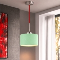 Eglo - LED-pendel TUNJA 1xE27/60W/230V Ø 20 cm grøn/rød