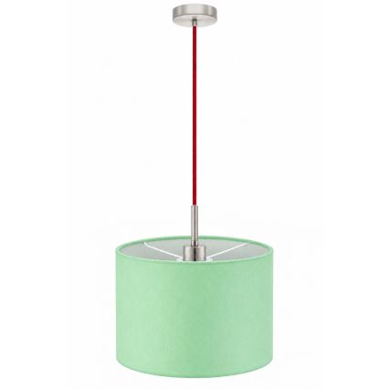 Eglo - LED-pendel TUNJA 1xE27/60W/230V Ø 20 cm grøn/rød