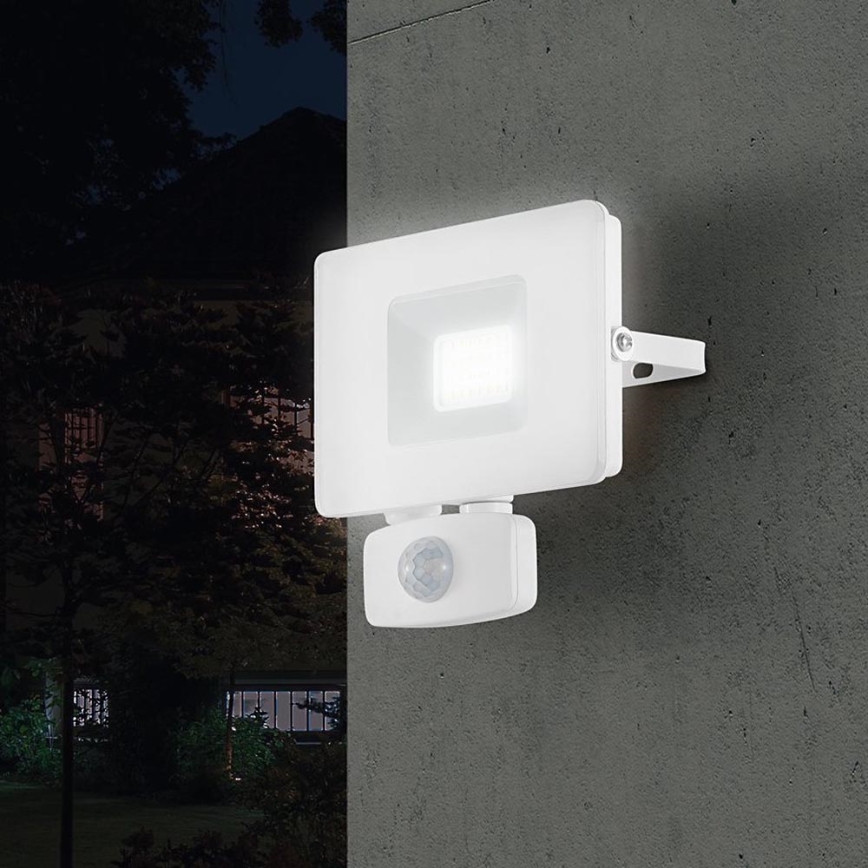 Eglo - LED projektør med sensor LED/20W/230V IP44