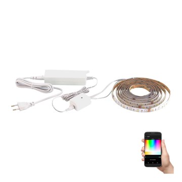 Eglo - LED RGB+CCT-bånd 5 m STRIPE-C LED/16W/230V
