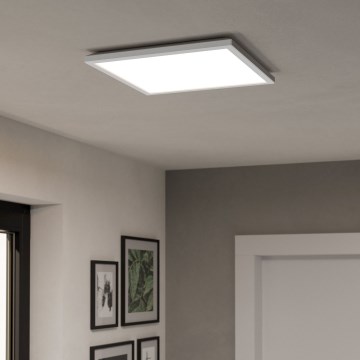 Eglo - LED RGBW Dæmpbar badeværelsesloftlampe LED/17,6W/230V 2700-6500K 39x39 cm IP44 hvid ZigBee
