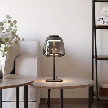 Eglo - LED RGBW Dæmpbar bordlampe LED/7,7W/230V 2700-6500K røgfarvet