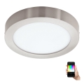 Eglo - LED RGBW Dæmpbar loftlampe FUEVA-C LED/15,6W/230V Bluetooth