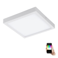 Eglo - LED RGBW dæmpbar loftlampe FUEVA-C LED/21W/230V 30x30 cm