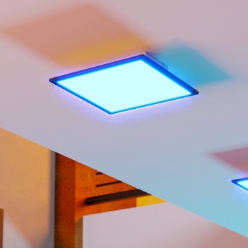 Eglo - LED RGBW dæmpbar loftlampe LED/14W/230V 2700-6500K 30x30 cm sort