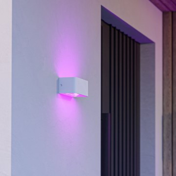 Eglo - LED RGBW Dæmpbar udendørs væglampe LED/10W/230V 2700-6500K IP55 hvid