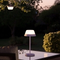 Eglo - LED RGBW dæmpbar udendørslampe med touch 2-i-1 LED/1,5W/5V 2600 mAh IP54 lilla