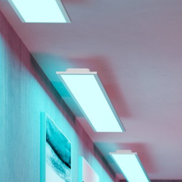 Eglo - LED RGBW dæmpbart overflademonteret panel LED/28W/230V 2700-6500K 120x15 cm hvid