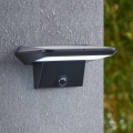 Eglo - LED solcelle-væglampe med sensor, 20 W, 3,7 V, 2000 mAh, IP44