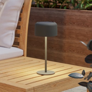 Eglo - LED solcelledrevet genopladelig berøringsbetjent bordlampe LED/2,8W/3,7V 1800 mAh IP44 grøn