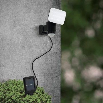 Eglo - LED solcelledrevet væglampe med sensor LED/3,7V 1800 mAh IP44