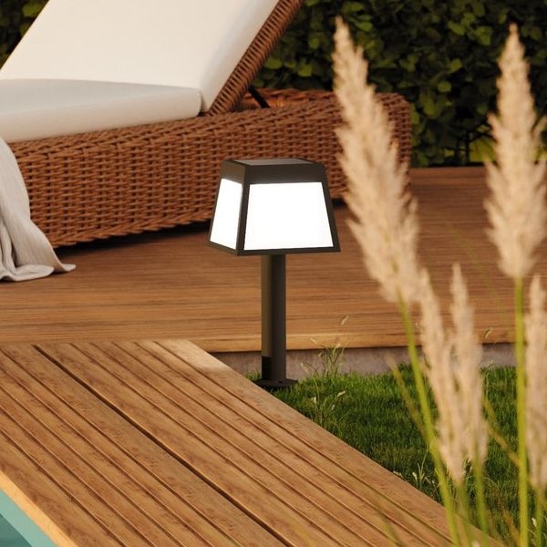 Eglo - LED solcellelampe med sensor LED/7,5W/3,7V 56cm 2200 mAh IP44