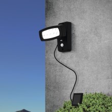 Eglo - LED solcellevæglampe med sensor væghængt LED/1,2V IP44