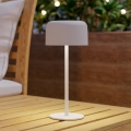 Eglo - LED solopladelig berøringsbetjent bordlampe LED/2,8W/3,7V 1800 mAh IP44 hvid