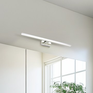 Eglo - LED-spejlbelysning til badeværelse LED/10W/230V 3000/4000/6500K 60 cm IP44 blank krom