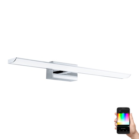 Eglo - LED spejllampe til badeværelse dæmpbar RGBW-farver 15,6W/230V IP44 ZigBee