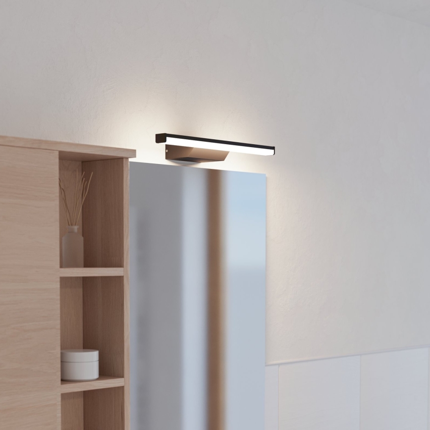 Eglo - LED spejllampe til badeværelse m. RGBW-farver dæmpbar LED/12W/230V 2700-6500K IP44 sort