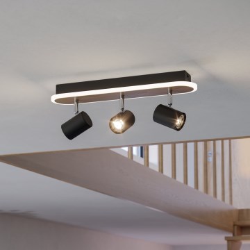 Eglo - LED-spot LED/20W/230V brun/sort