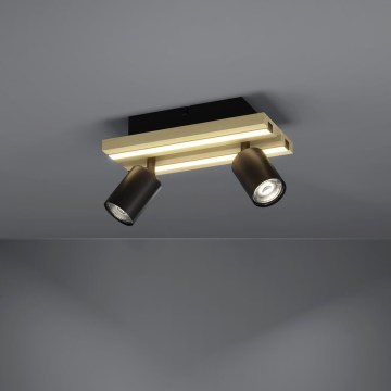 Eglo - LED-spotlampe 2xLED/2,2W/230V + 2xLED/1,2W + 2xLED/2W beige/sort