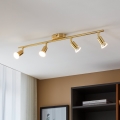 Eglo - LED spotlampe 4xGU10/2,8W/230V 3000K guldfarvet