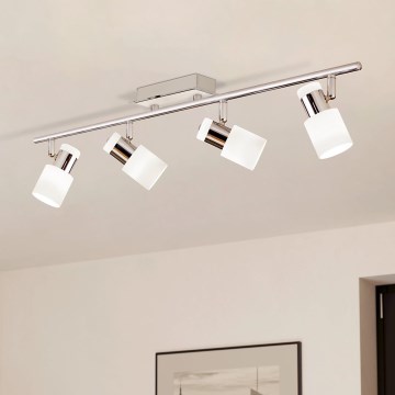 Eglo - LED spotlampe 4xGU10-LED/5W/230V