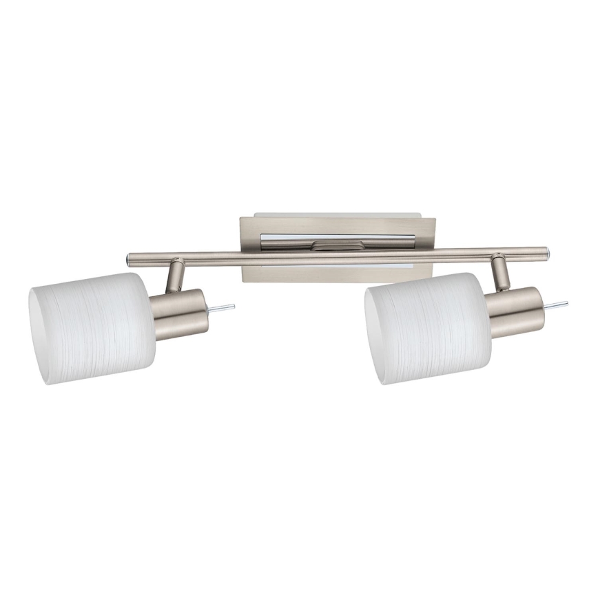 Eglo - LED spotlampe MY CHOICE 2xE14/4W/230V mat krom/hvid