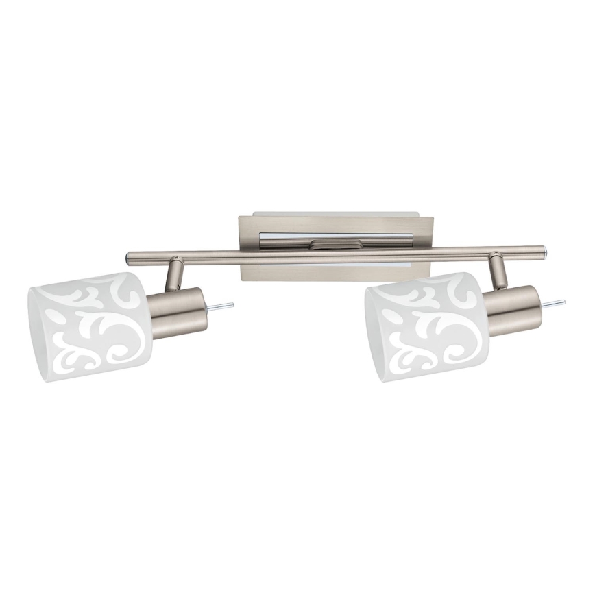 Eglo - LED spotlampe MY CHOICE 2xE14/4W/230V mat krom/hvid