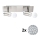 Eglo - LED spotlampe MY CHOICE 2xE14/4W/230V mat krom