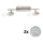 Eglo - LED spotlampe MY CHOICE 2xE14/4W/230V mat krom