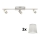 Eglo - LED spotlampe MY CHOICE 3xE14/40W/230V mat krom/cremefarvet