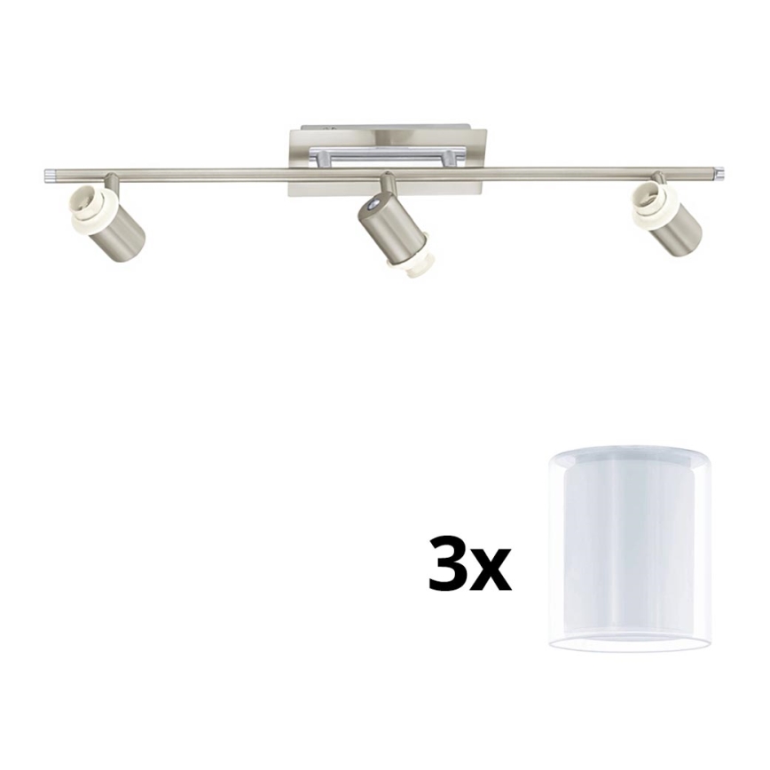 Eglo - LED spotlampe MY CHOICE 3xE14/40W/230V mat krom/hvid