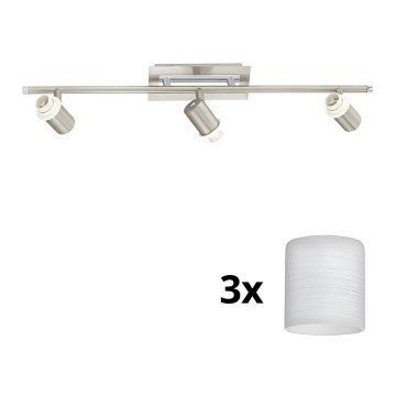Eglo - LED spotlampe MY CHOICE 3xE14/40W/230V mat krom/hvid