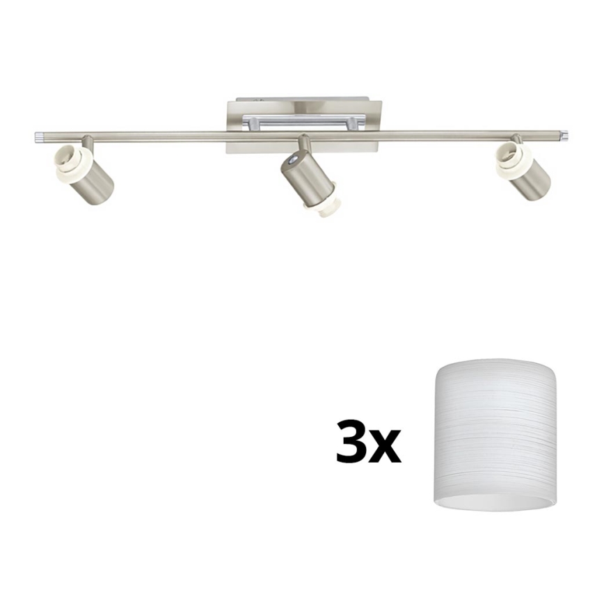 Eglo - LED spotlampe MY CHOICE 3xE14/40W/230V mat krom/hvid