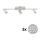 Eglo - LED spotlampe MY CHOICE 3xE14/40W/230V mat krom